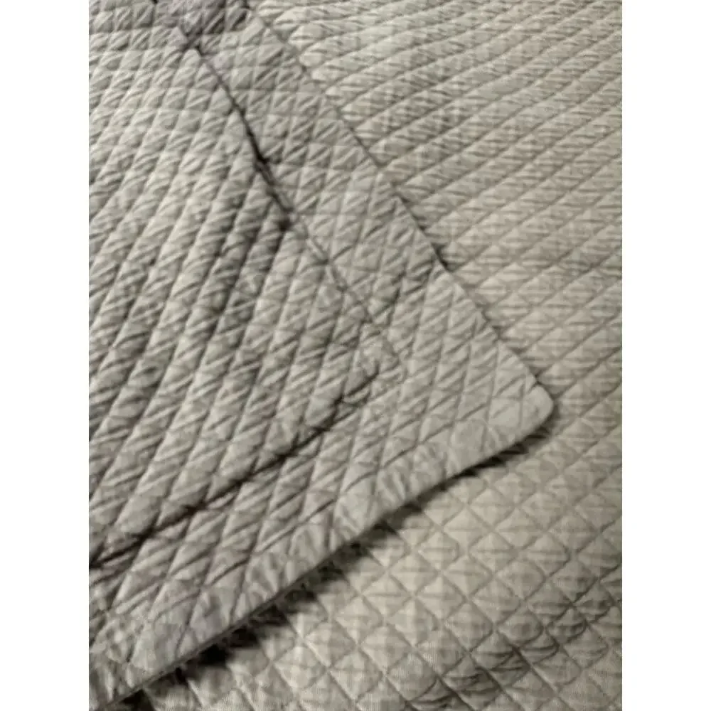 Restoration Hardware Vintage-Washed Diamond Matelasse 2 Pillow Shams STANDARD
